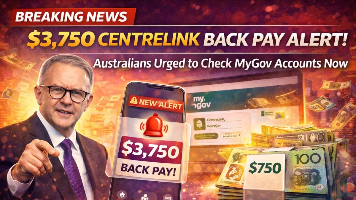 $3,750 Centrelink Back Pay Alert: Australians Urged to Check MyGov Accounts Now
