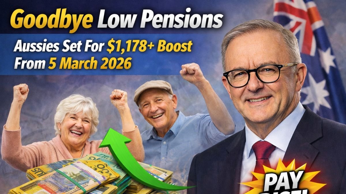 Goodbye Low Pensions - Aussies Set For $1,178+ Boost From 5 March 2026