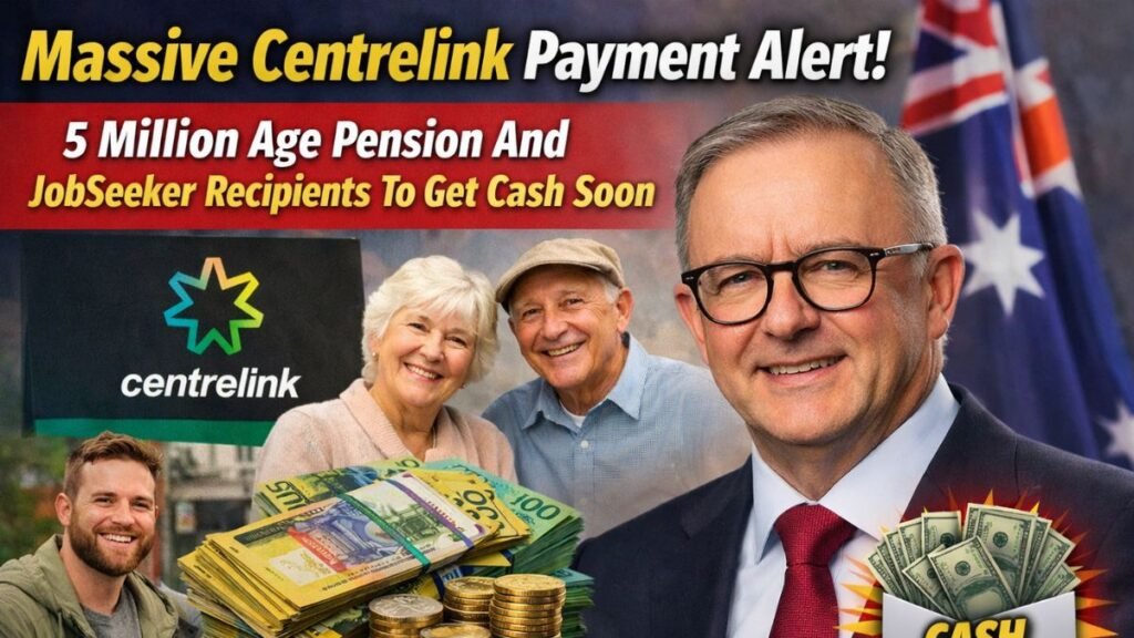 Massive Centrelink Payment Alert - 5 Million Age Pension And JobSeeker Recipients To Get Cash Soon